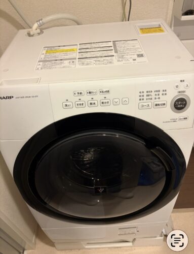 シャープドラム式洗濯機：ES-S7F